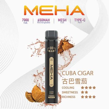 【MEHA 魅嗨】小黑條 7000 抽 搭載極強冰爽黑科技 3% 黃金比例綻放醇厚果韻 內建 650mAh 澎湃電力核心 台灣現貨:圖片 3