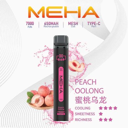 【MEHA 魅嗨】小黑條 7000 抽 搭載極強冰爽黑科技 3% 黃金比例綻放醇厚果韻 內建 650mAh 澎湃電力核心 台灣現貨:圖片 16